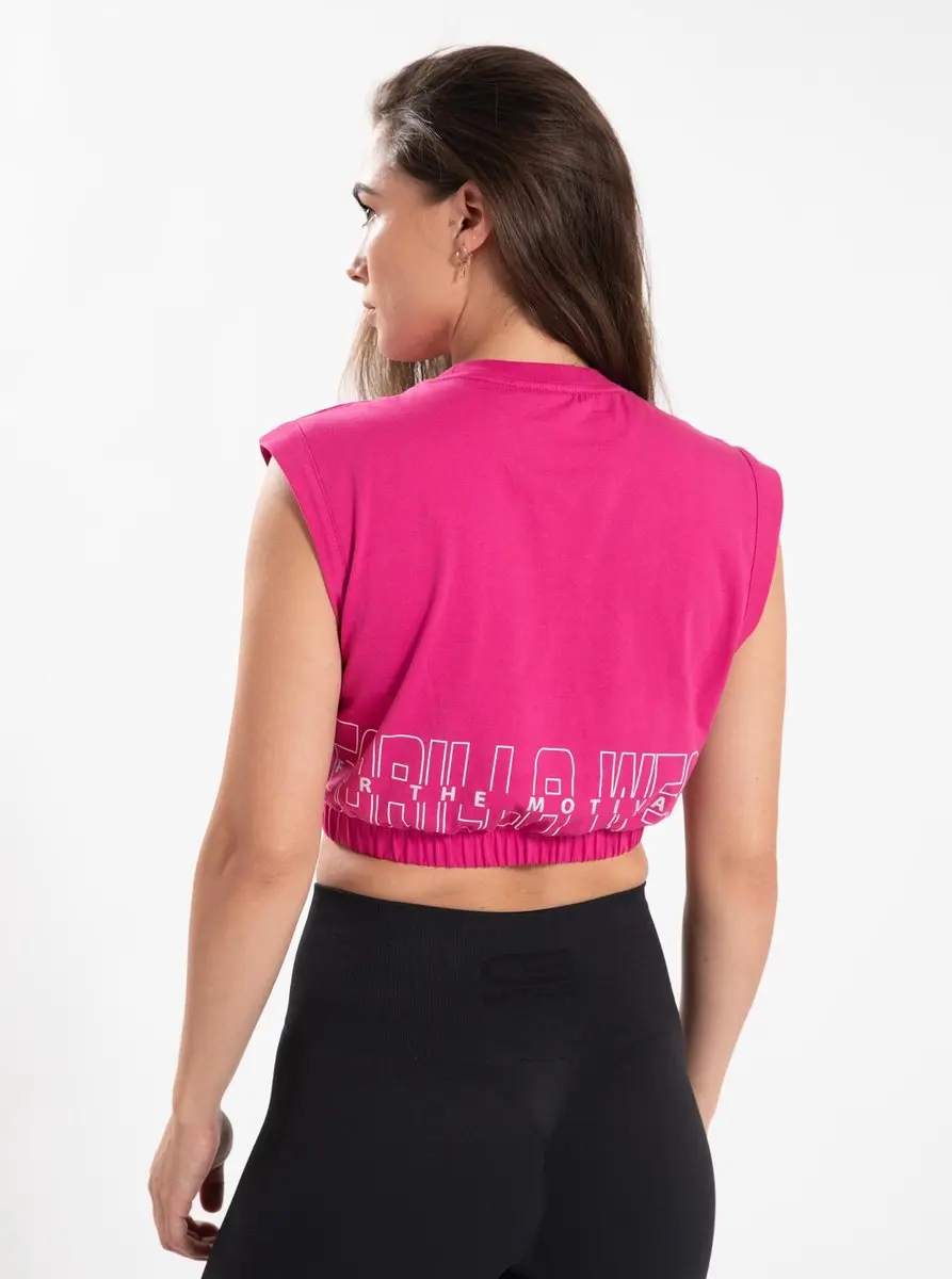 Gorilla Wear Albion Oversized Crop Top Roze XS