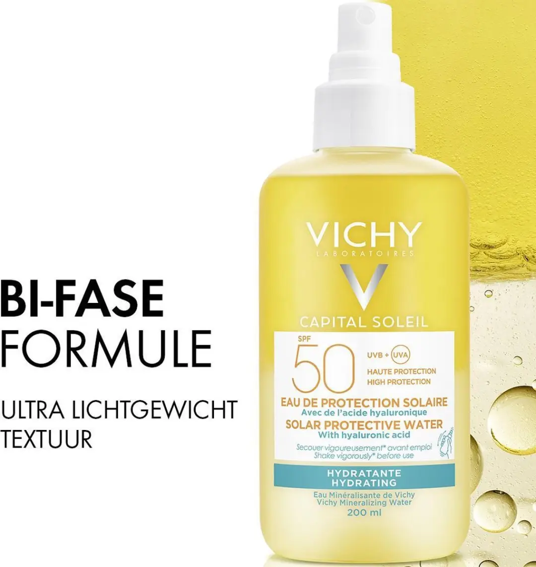 Vichy Capital Soleil SPF50 Zonbeschermend Water 200ml