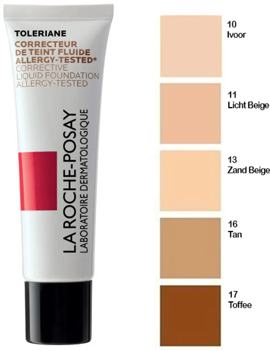 La Roche-Posay Toleriane Vloeibare Foundation SPF25 - 30ml - Kleur 10