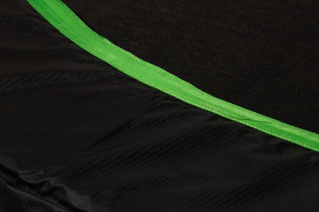 Virtufit Beschermrand Trampoline Ø366cm - 15mm - Zwart/Groen