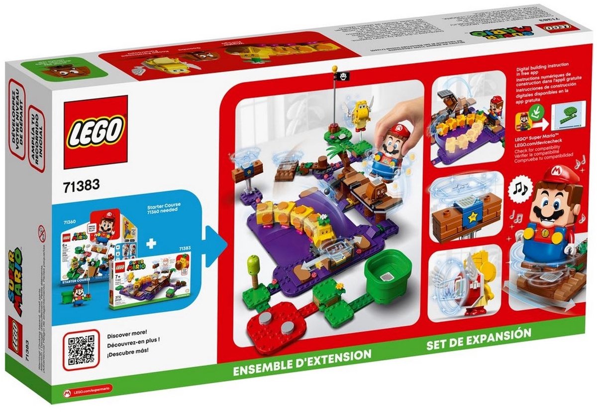 LEGO Super Mario Uitbreidingsset: Wigglers Giftige Moeras - 71383
