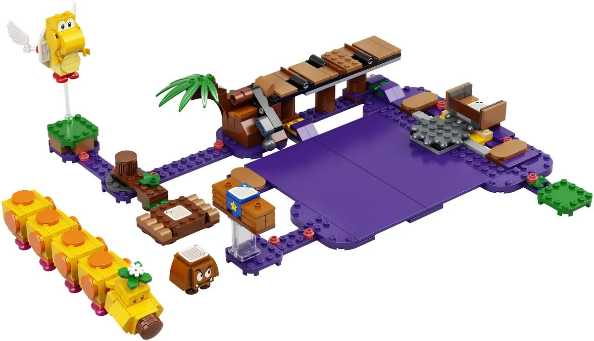 LEGO Super Mario Wigglers Giftige Moeras 71383 - 564 Stukken