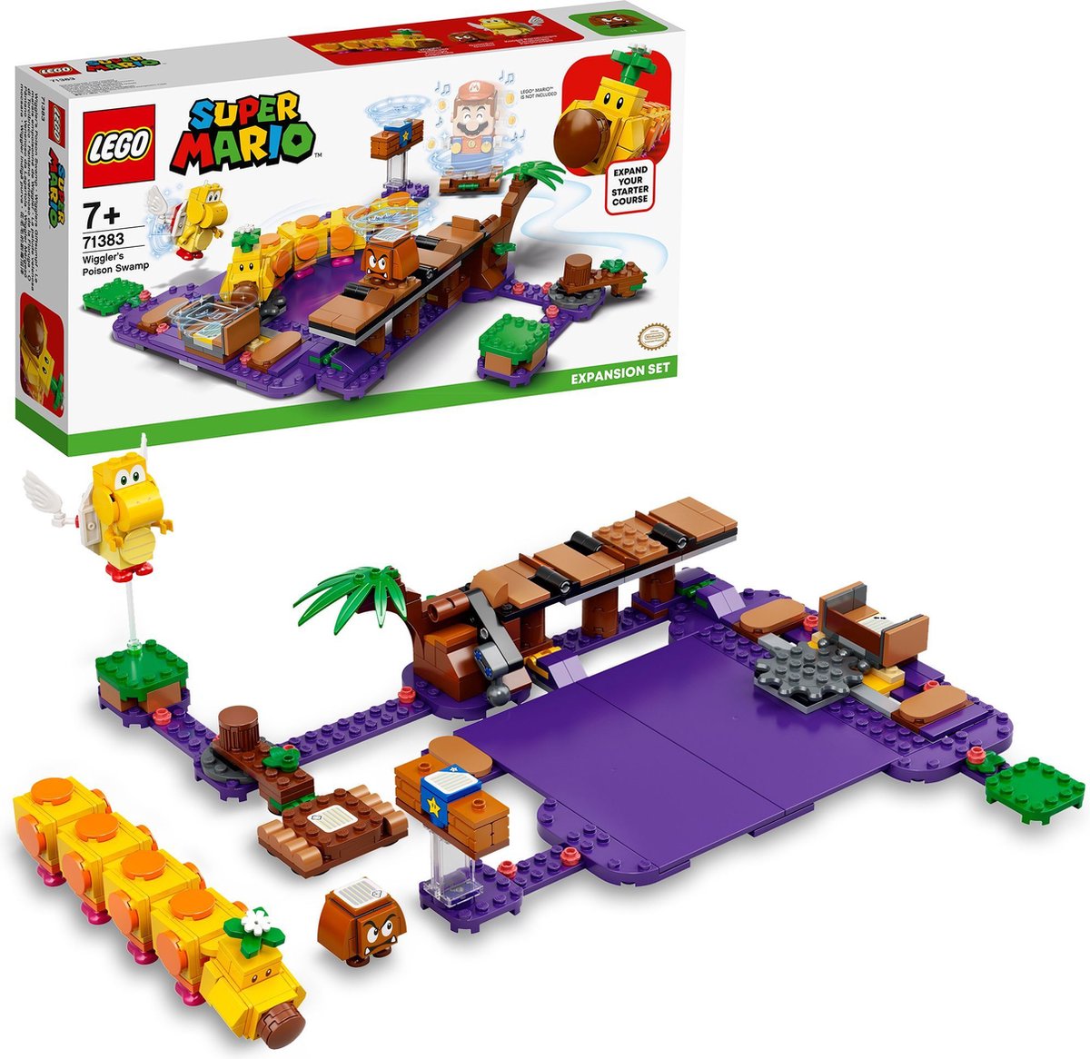 LEGO Super Mario Uitbreidingsset: Wigglers Giftige Moeras - 71383