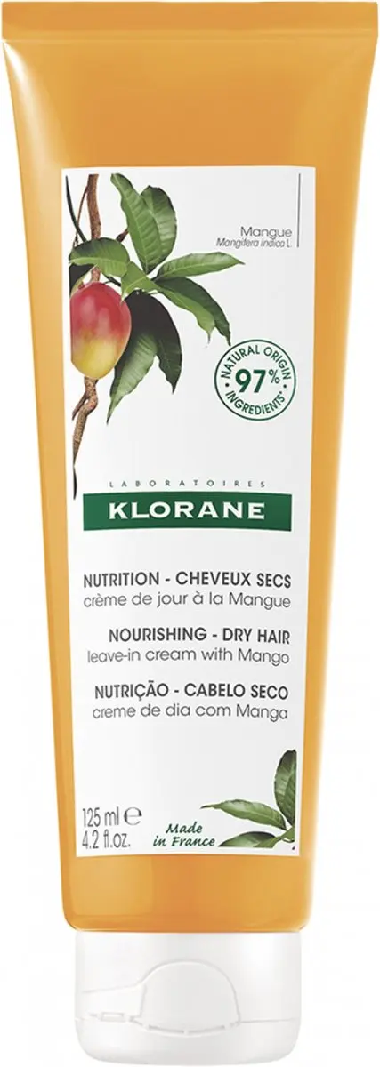 Klorane Mangue Crème de Jour Droog Haar 125ml