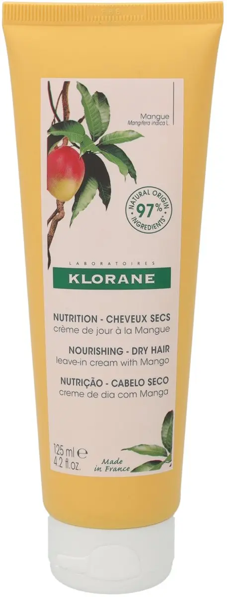 Klorane Mangue Crème de Jour Droog Haar 125ml