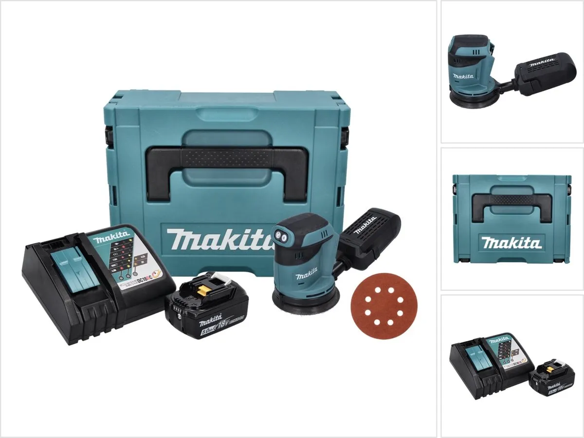 Makita DBO 180 RT1J Excentrische Schuurmachine