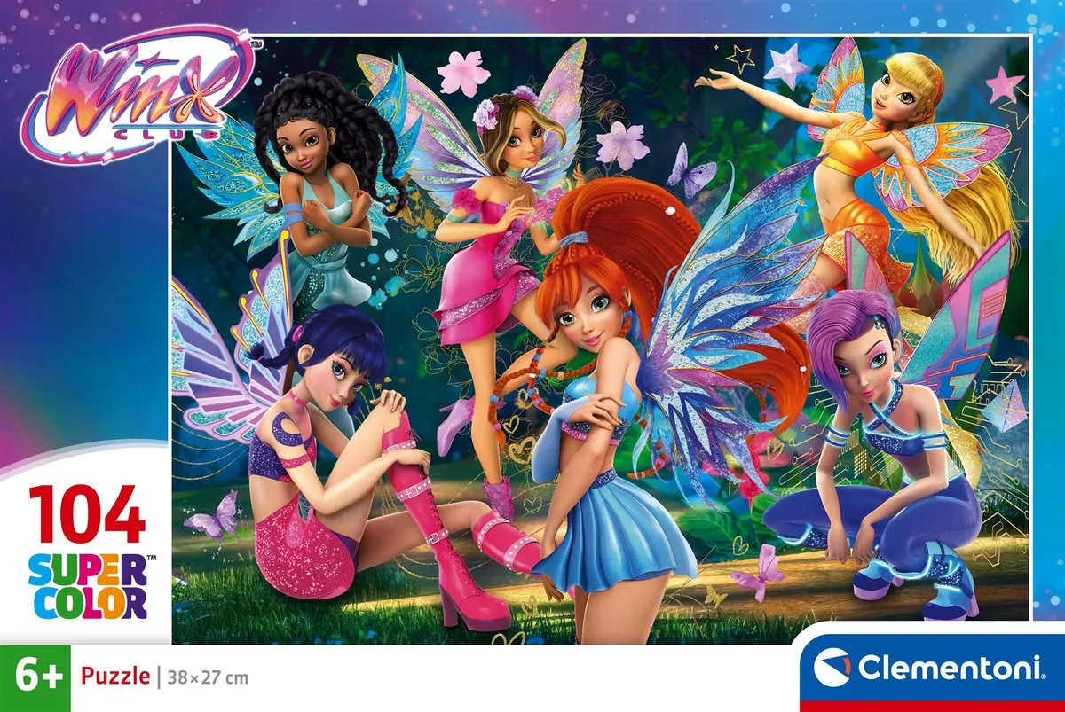 Clementoni Winx Club Puzzel 104 Stuks - Multikleur