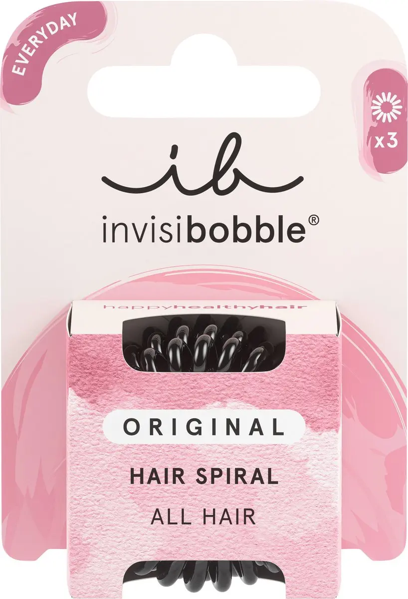 Invisibobble Hair Ties - 3 Stuks Zwart