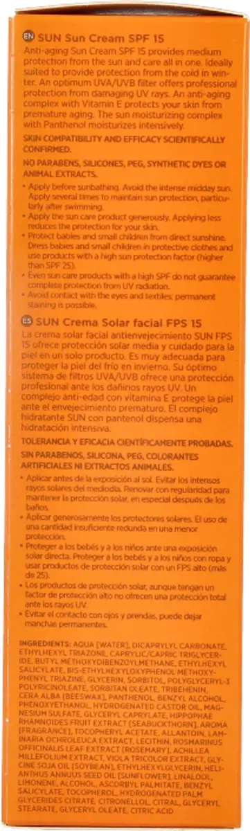 Annemarie Börlind Anti-Aging Zonnebrandcrème SPF 15 - 75ml