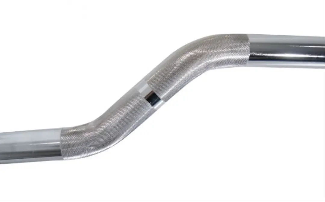 Muscle Power Vaste Curl Halterstang 20kg - Zilver/Zwart