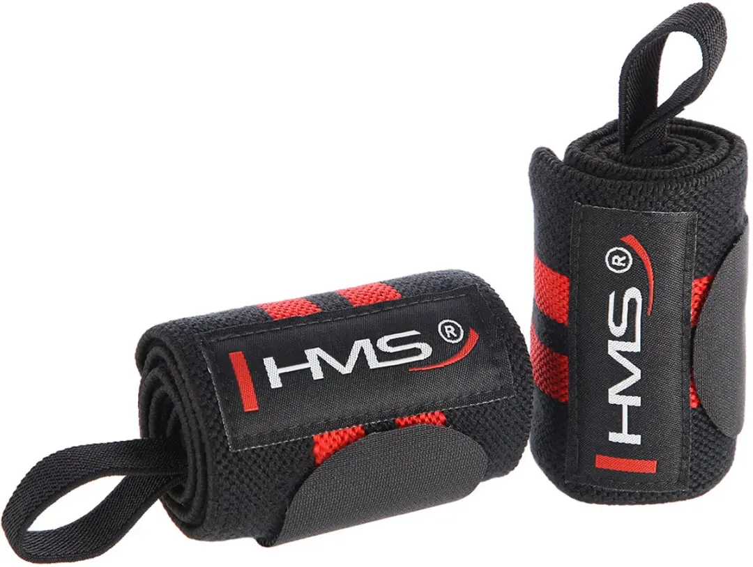 HMS Polsbanden - 2 Stuks - Zwart/Rood