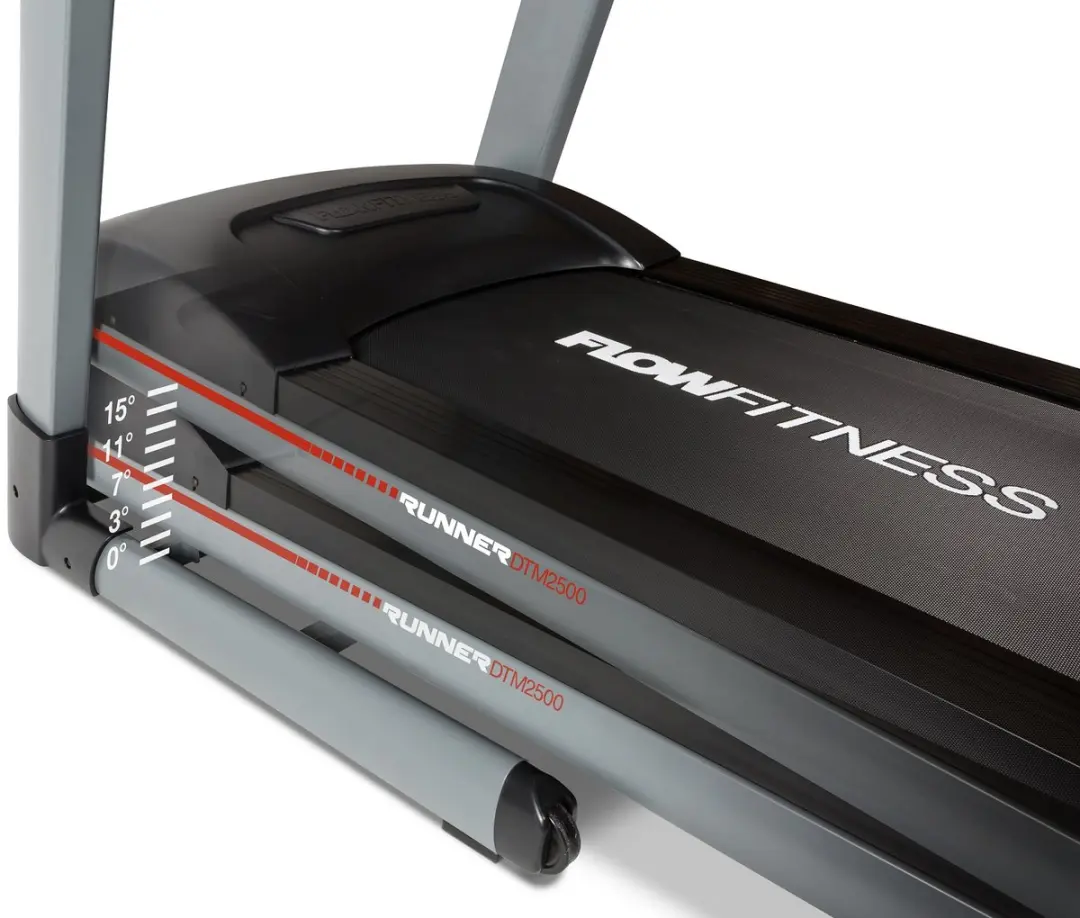 Flow Fitness Runner DTM2500 Loopband - 20 km/u - 15% Helling - 29 Programma's