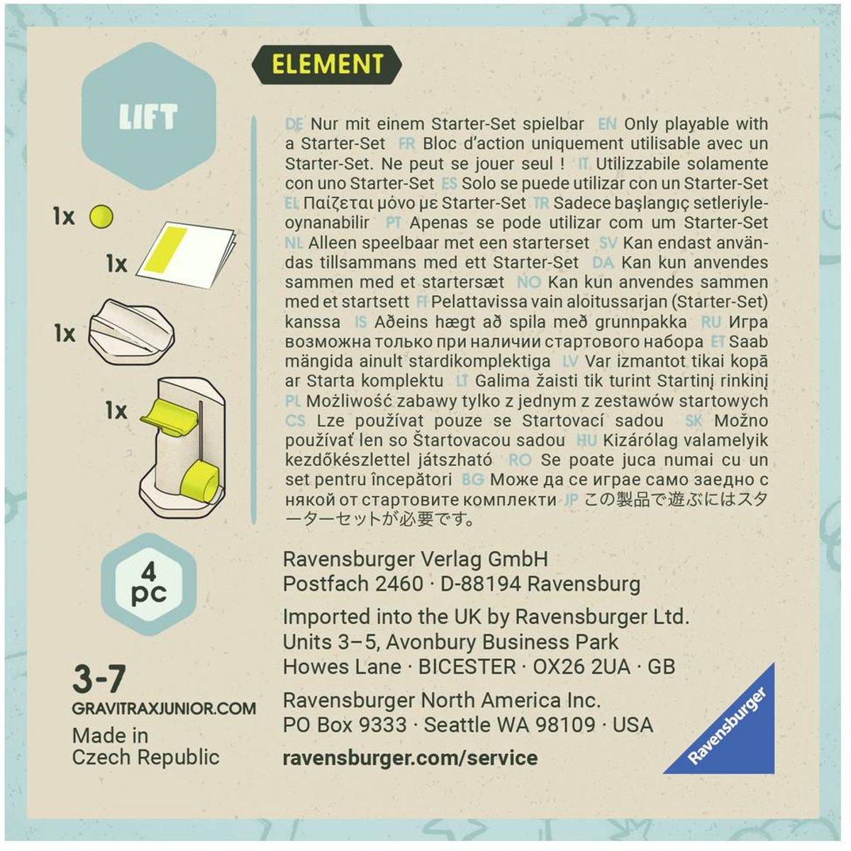 Ravensburger 24588 GraviTrax Junior - Element Lift