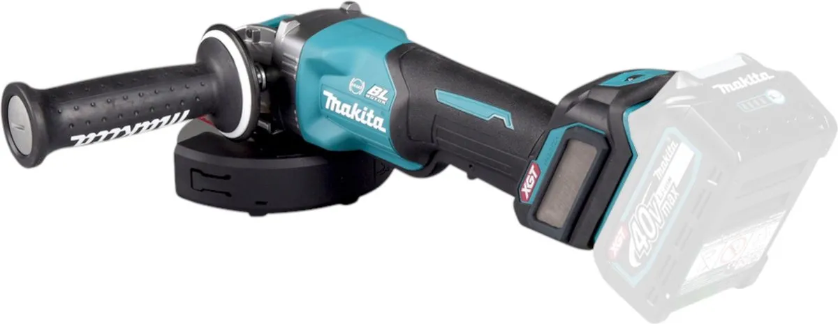 Makita GA044GM1 Accu Haakse Slijper 125mm X-LOCK Brushless - 1x 4.0Ah Accu
