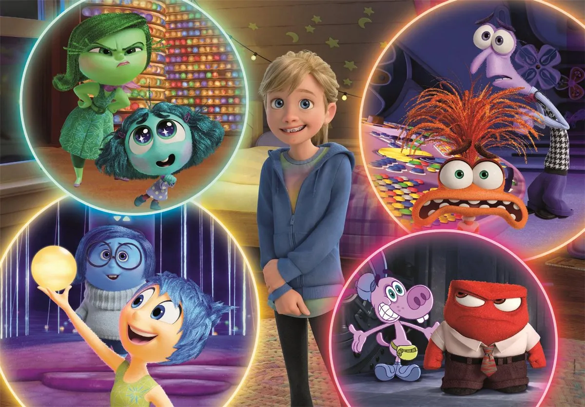 Clementoni Inside Out 2 Kinderpuzzel 104 Stuks - Multikleur
