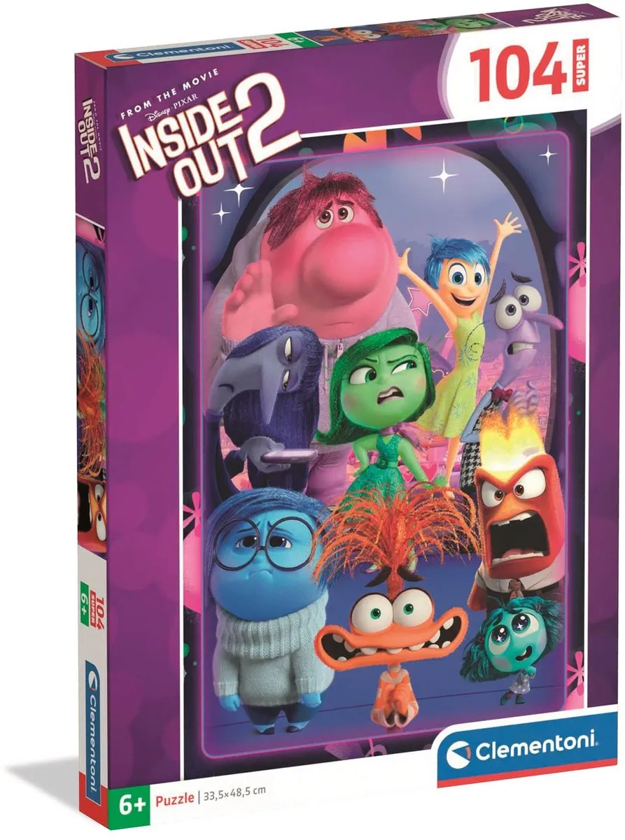 Clementoni Inside Out 2 Kinderpuzzel 104 Stuks