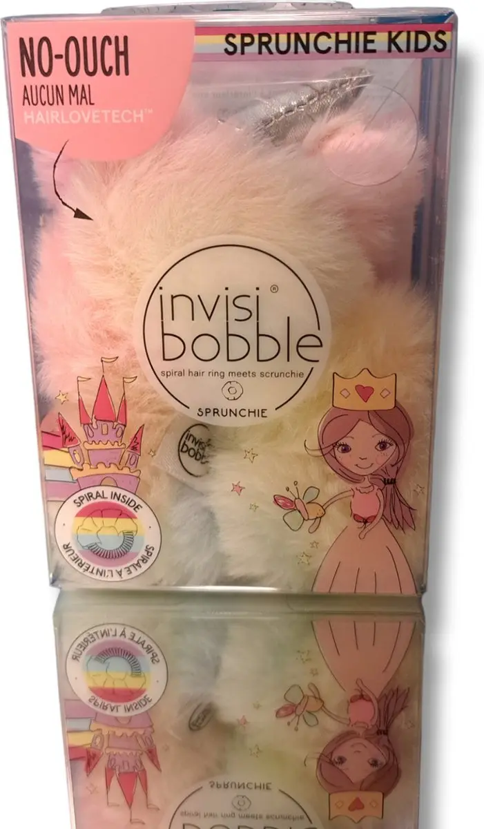 Invisibobble Kids Original Sprunchie Unicorn - Zilver/Roz/Wit