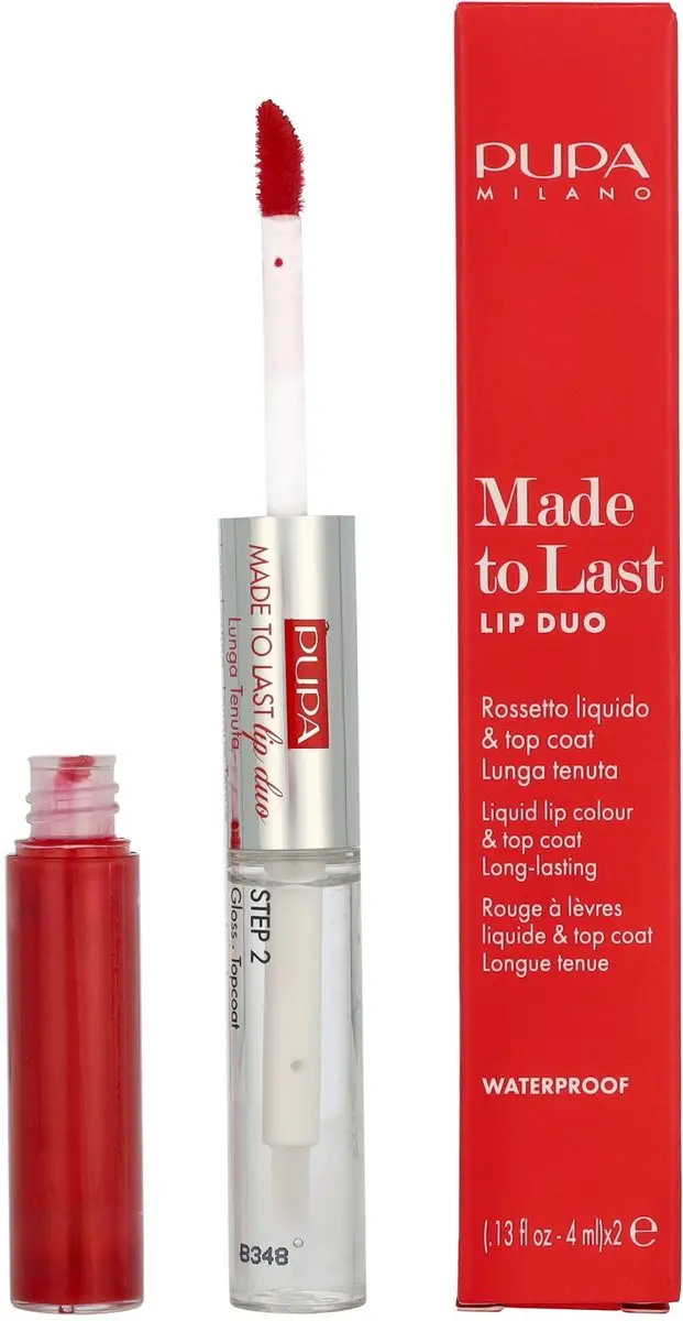 Pupa Milano Made To Last Lip Duo 006 Fire Red - 8ml