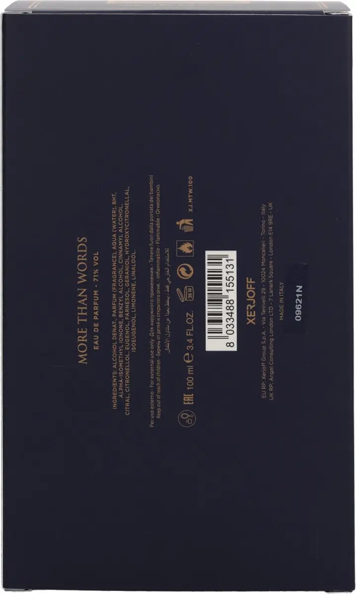 Xerjoff More Than Words Eau de Parfum 100ml