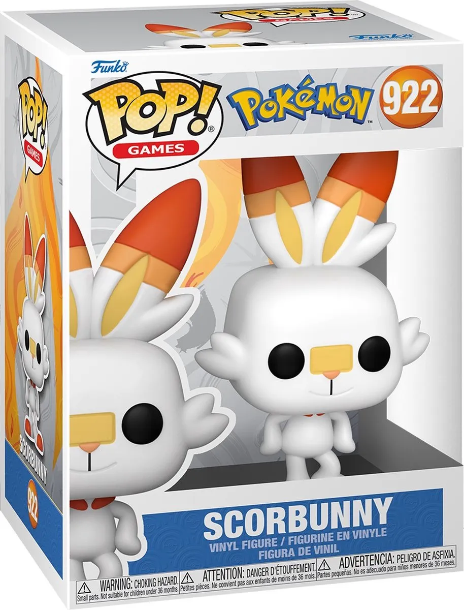 Funko Pop Pokémon Scorbunny #922 - Multi