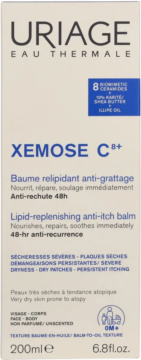 Uriage Xémose Anti-Itch Soothing Oil Balm 200ml - afbeelding 6 van 6