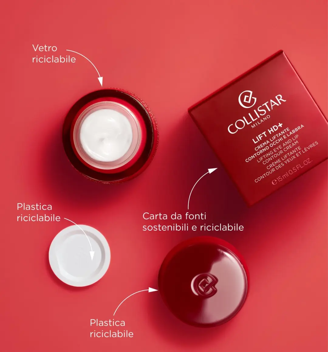 Collistar Lift HD+ Oog- en Lipcontourcrème 15ml
