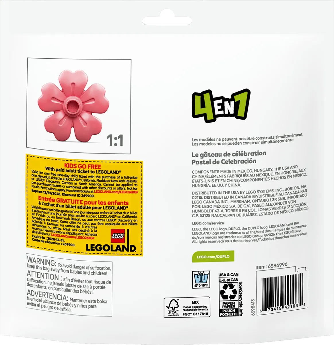 LEGO DUPLO Feestelijke Taart 30712 - 9 Stukken