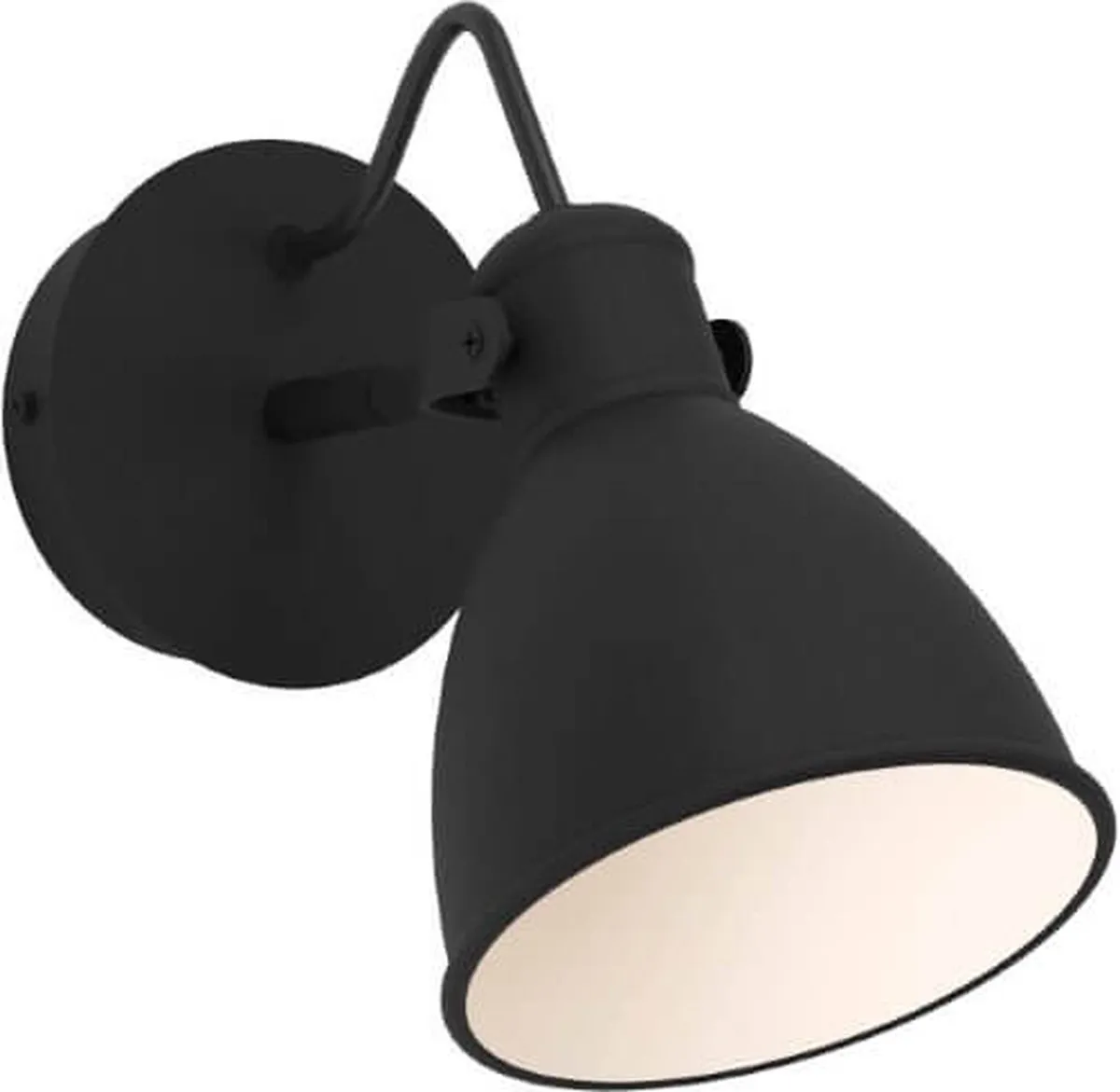 Eglo San Peri 1 Wandlamp LED 10W - 13cm - Zwart/Wit