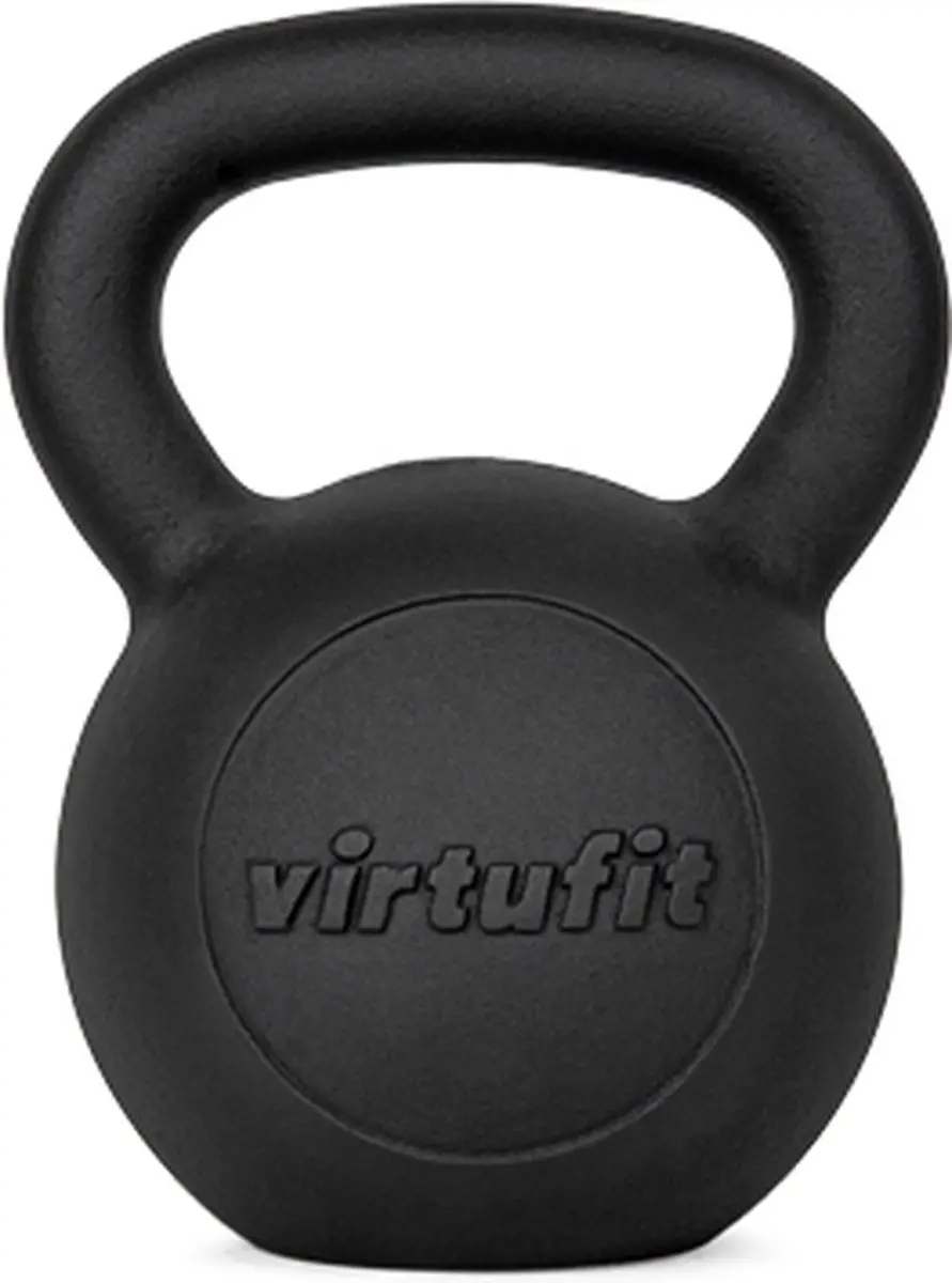 VirtuFit Kettlebell Pro Gietijzer 12kg - Zwart
