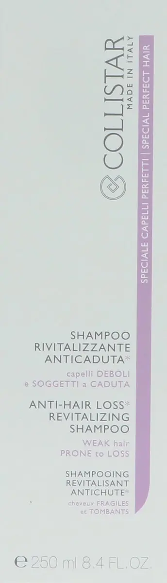 Collistar Anti-Hair Loss Revitalizing Shampoo 250ml - afbeelding 4 van 6