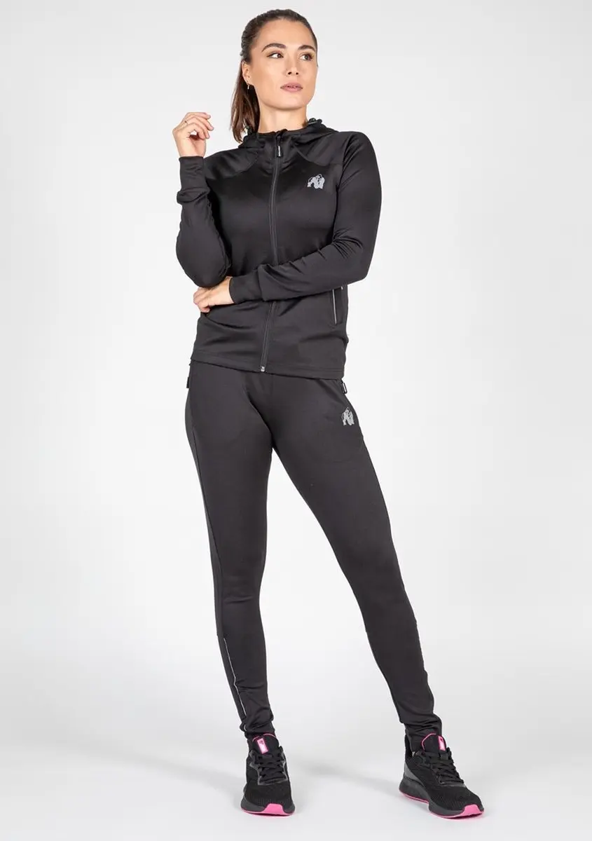 Gorilla Wear Halsey Trainingsjas - Zwart L