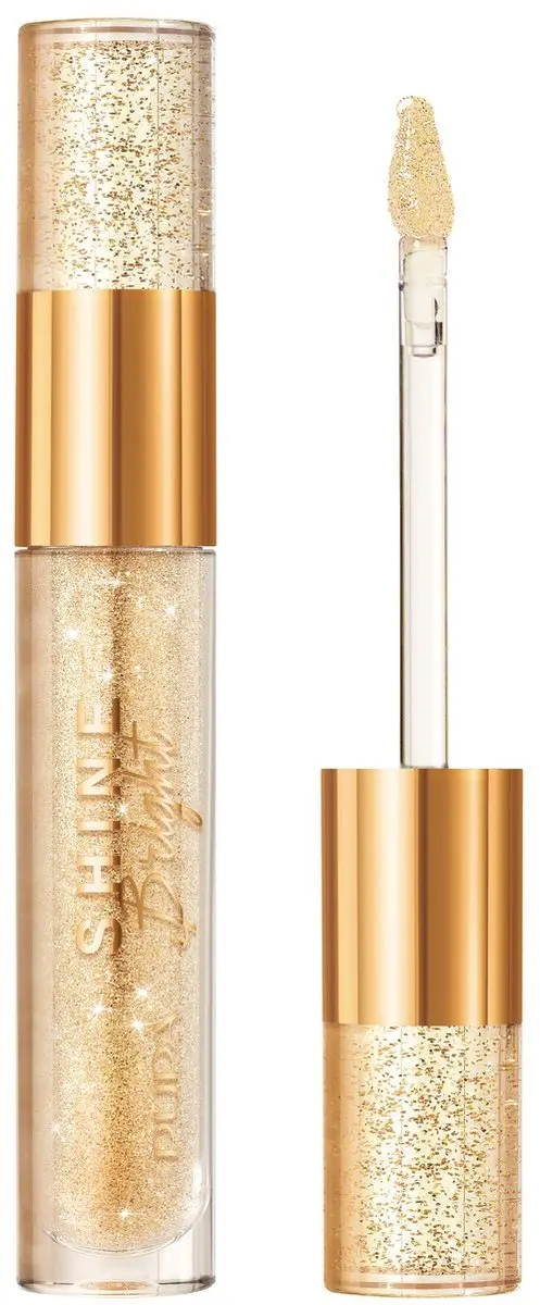 Pupa Milano Shine Bright Jelly Lip Gloss Transparant glitter gold