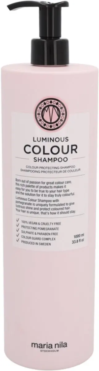 Maria Nila Luminous Colour Shampoo 1000ml - afbeelding 6 van 6