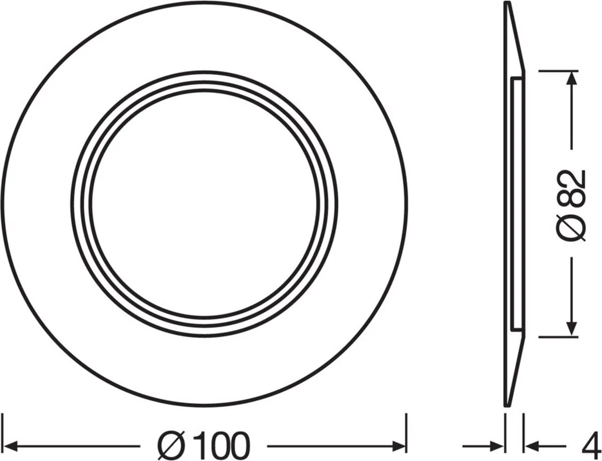 LEDVANCE Spot Ring D100 Wit - afbeelding 3 van 3