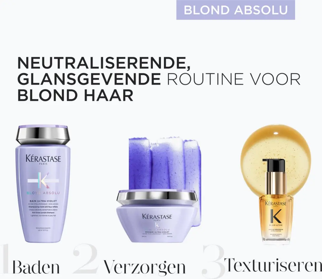 Kérastase Blond Absolu-Elixir Trio - 570ml