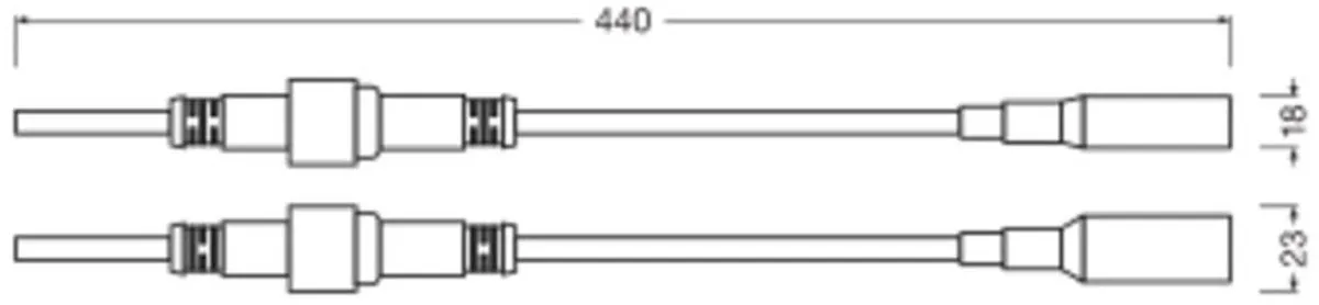 LEDVANCE CONNECTOR FOR AC MAINS DIRECT P2 300P - Verbindingsstuk