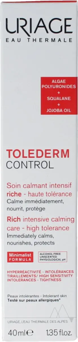 Uriage Tolederm Control Verzorging 40ml