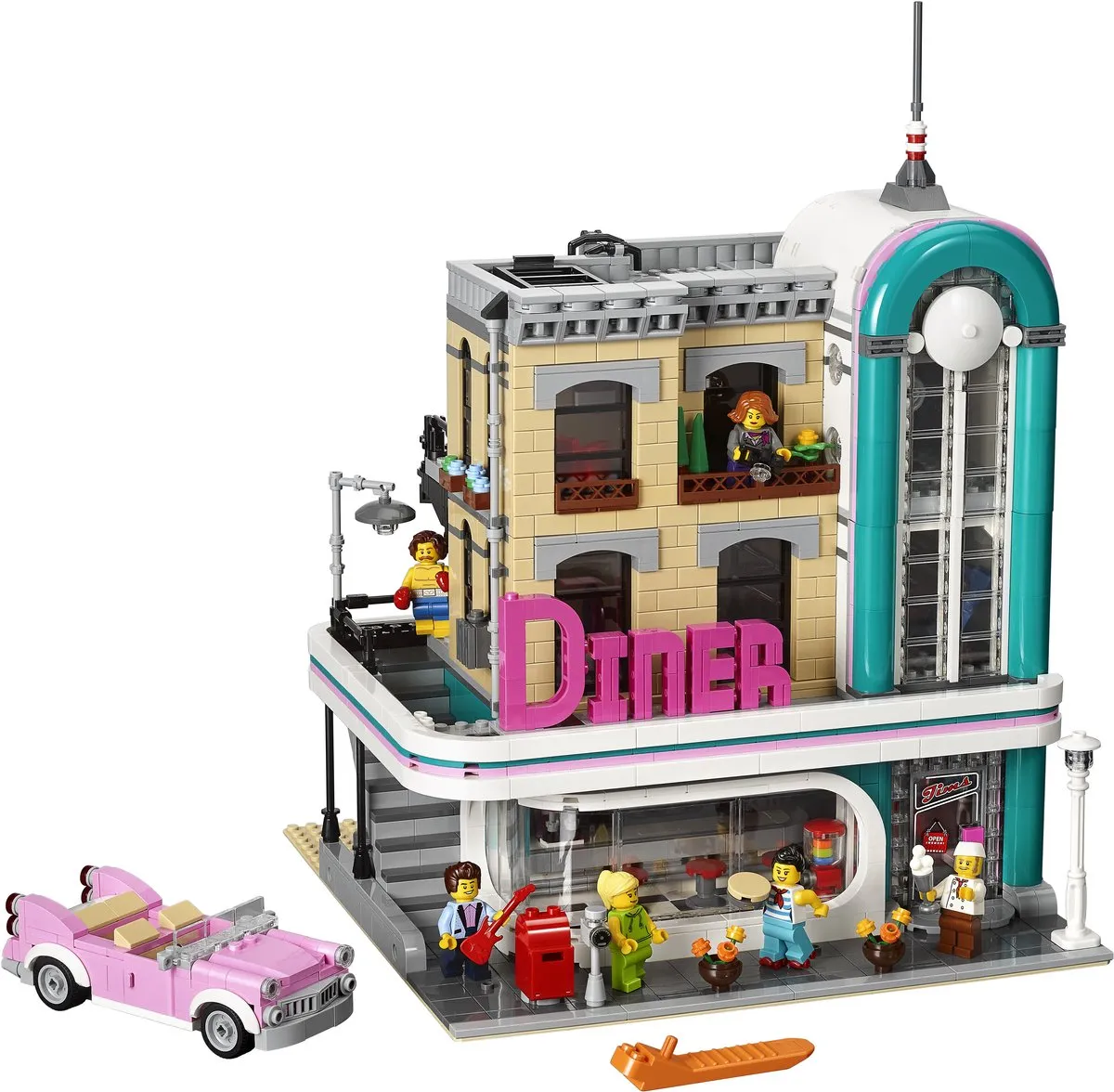 LEGO Creator Expert Diner in de Stad 10260 - 2480 Stenen