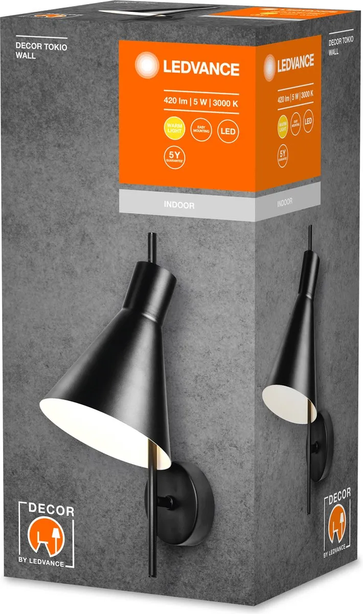 LEDVANCE Tokio Wall Wandlamp 5W Warm Wit