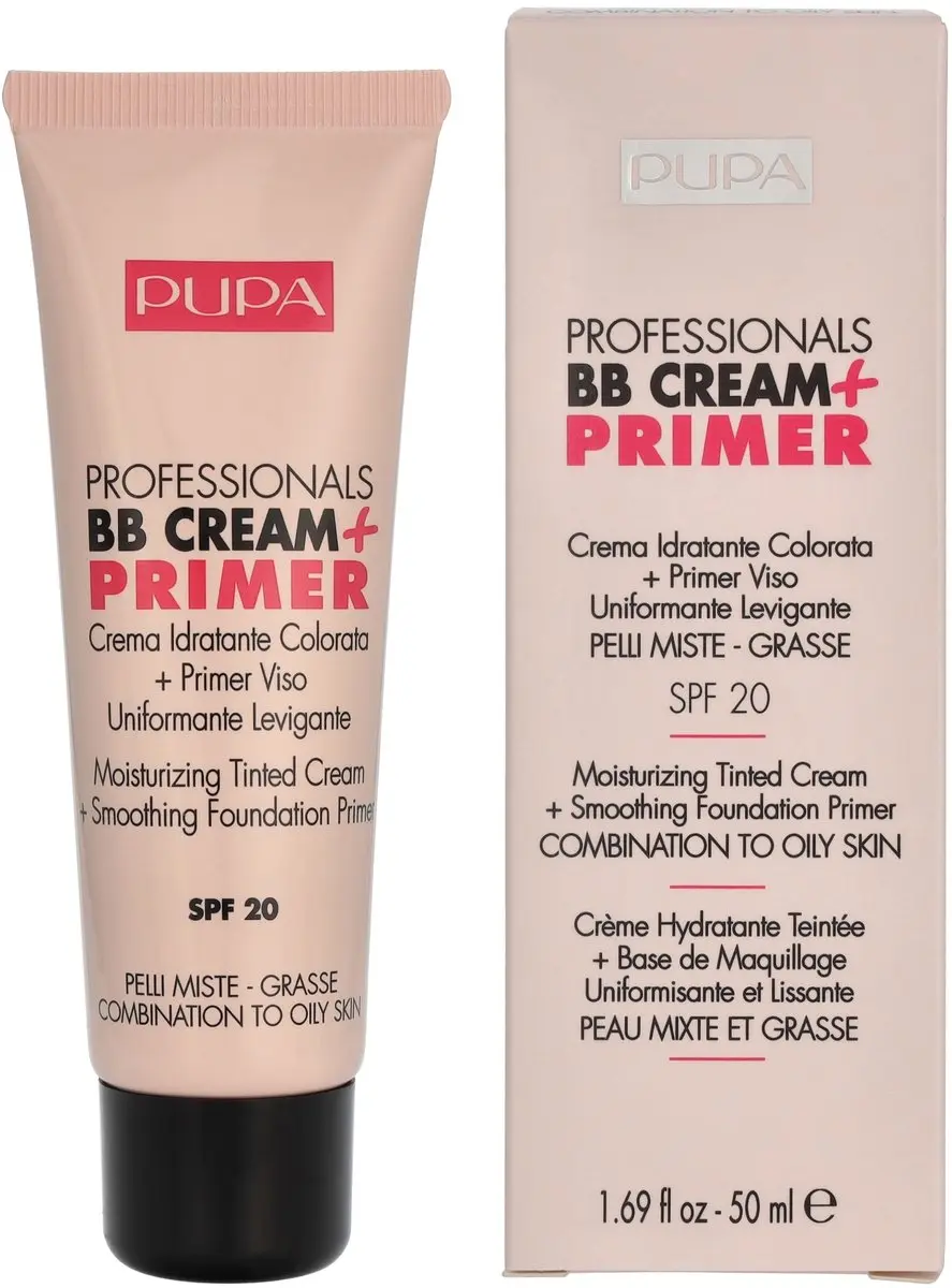 Pupa Milano BB Cream + Primer 001 Nude - 50ml