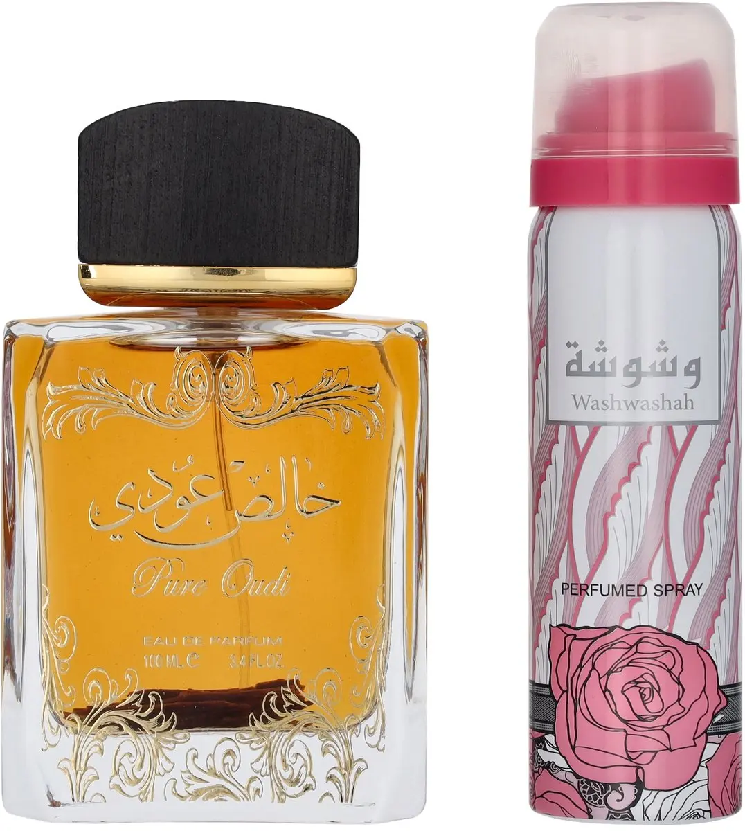 Lattafa Pure Oudi Giftset - 100ml Eau de Parfum + 50ml Deospray