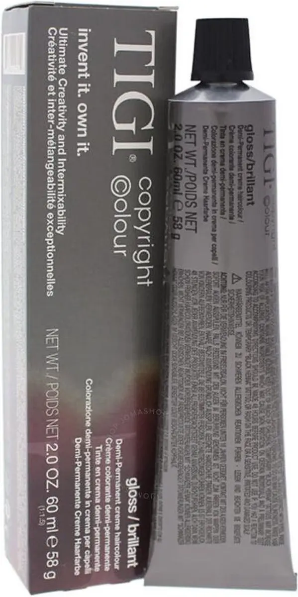 TIGI Copyright Colour Gloss Demi-Permanent 5/35 Light Golden Mahogany