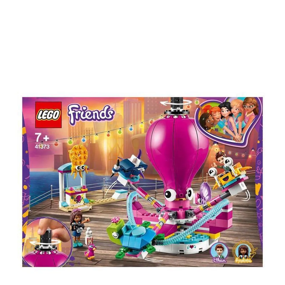 LEGO Friends Octopusrit 41373 - 324 Stukken - 2 Minifiguren