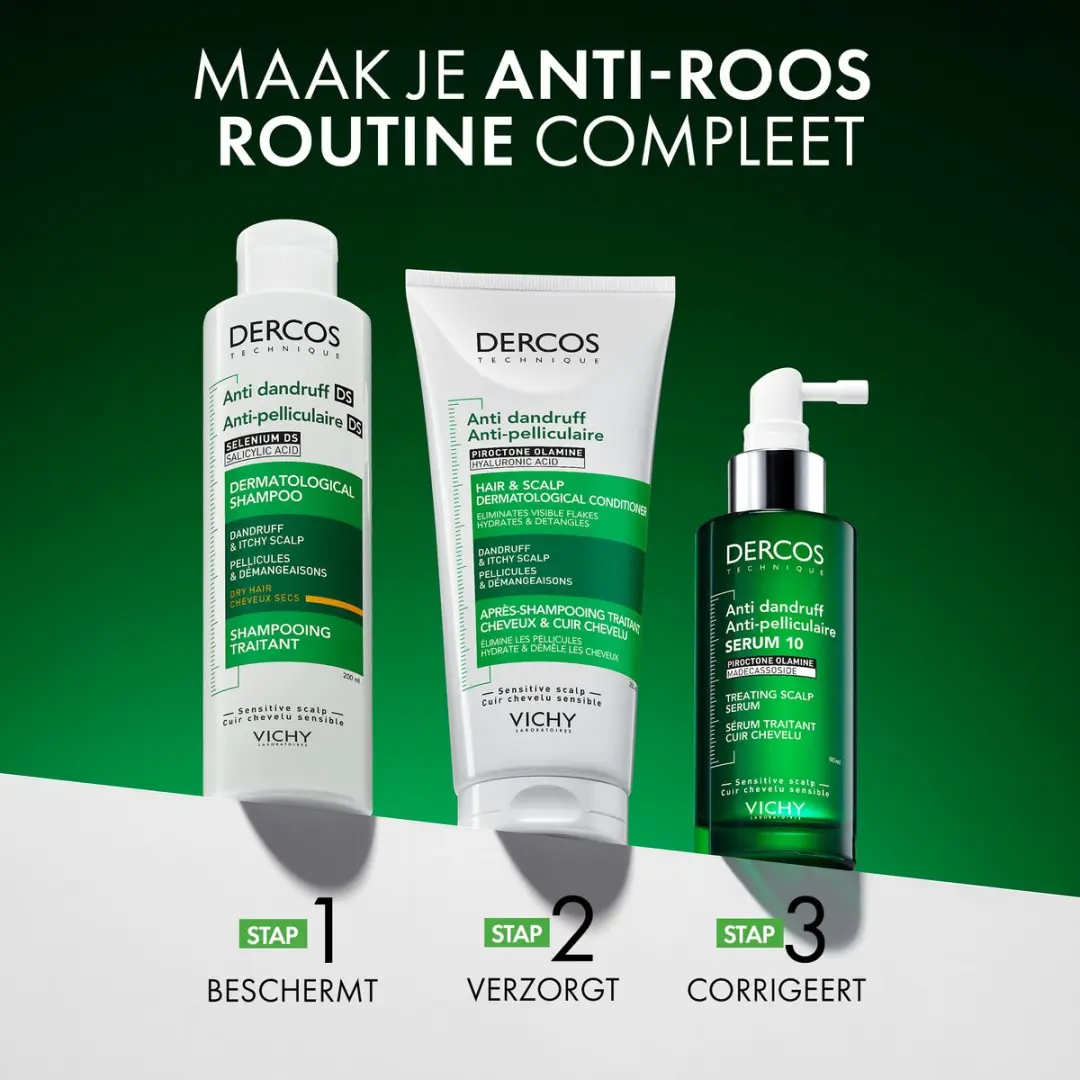 Vichy Dercos Anti-Roos Shampoo Navulling 390ml - Seleniumdisulfide/Salicylzuur