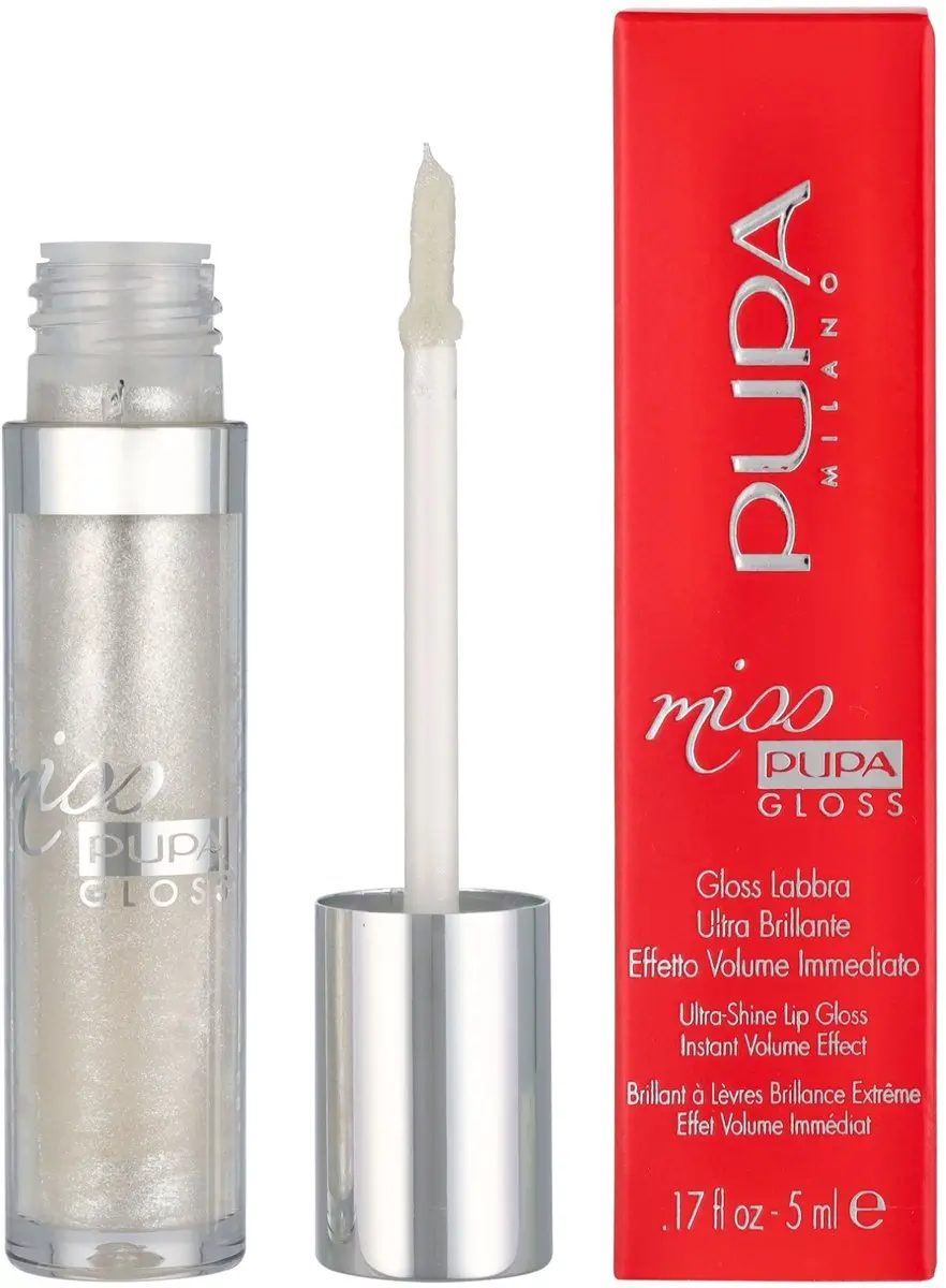 Pupa Milano Lipgloss Miss Gloss Ultra-Shine 101 Pearly Clear