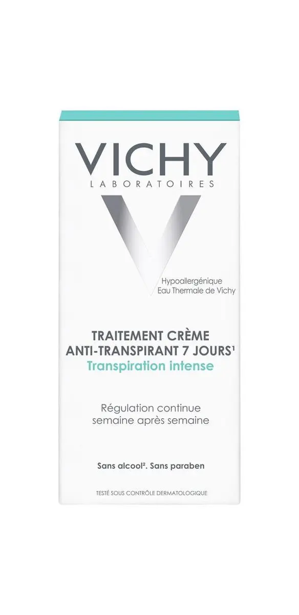 Vichy Deo Intensive Transparante Crème 30ml - 2 Stuks