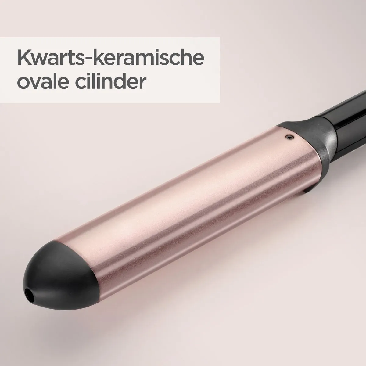 Babyliss Oval Krultang C457E 28x140mm - 6 Temperaturen - Zwart Roze