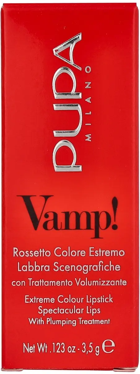 Pupa Milano Vamp! ExtreMe Colour Lipstick 300 Scarlet Bordeaux - 3,5 g