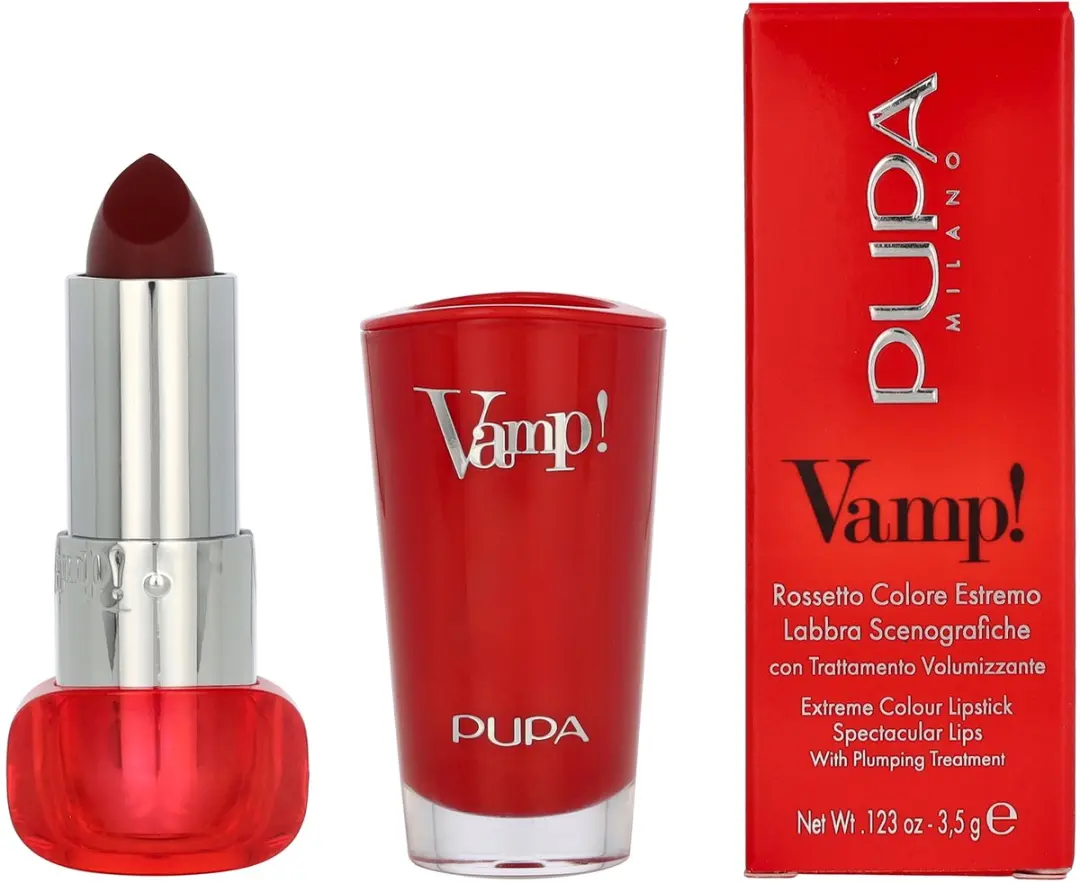 Pupa Milano Vamp! ExtreMe Colour Lipstick 300 Scarlet Bordeaux - 3,5 g