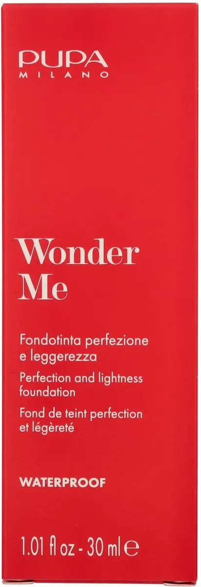 Pupa Milano Wonder Me Foundation 010 Procelain 30ml - afbeelding 6 van 6